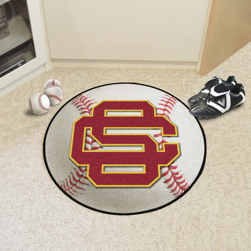 USC Trojans Baseball Rug