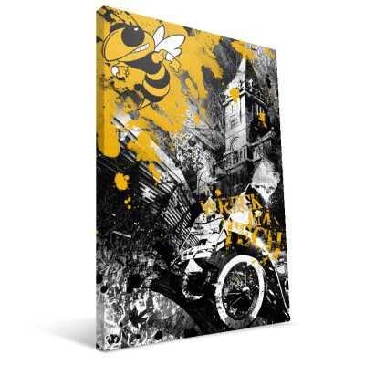 Georgia Tech Yellow Jackets 16" x 24" Spirit Canvas Print