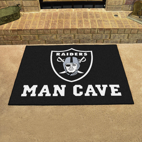 Las Vegas Raiders Man Cave All-Star Rug