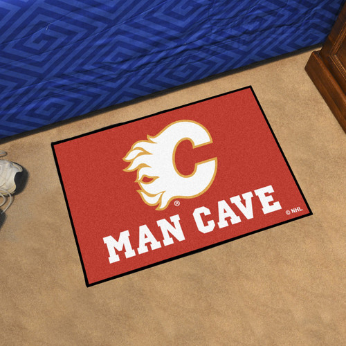 Calgary Flames Man Cave Starter Mat