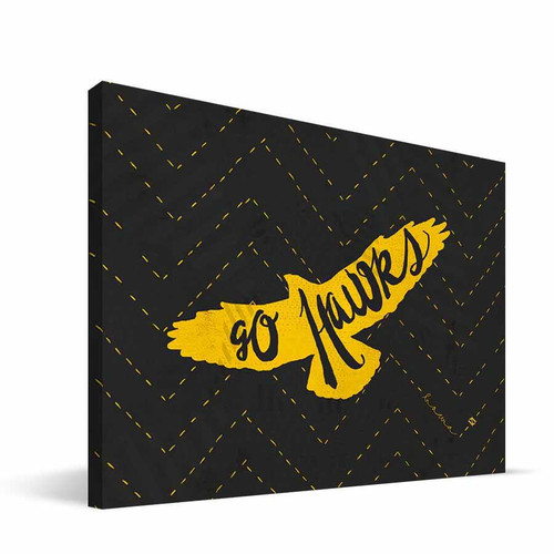 Iowa Hawkeyes 8" x 12" Mascot Canvas Print