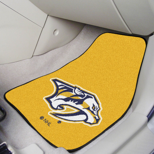 Nashville Predators Logo 2-Piece Carpet Car Mats