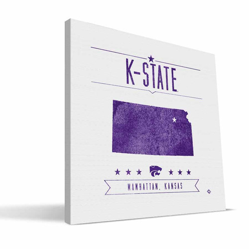 Kansas State Wildcats Industrial Canvas Print