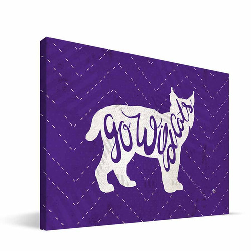 Kansas State Wildcats 8" x 12" Mascot Canvas Print