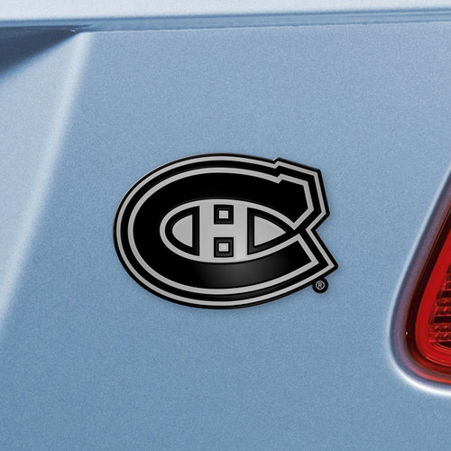 Montreal Canadiens Chrome Metal Car Emblem