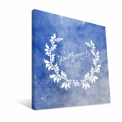 Kentucky Wildcats 12" x 12" Favorite Thing Canvas Print