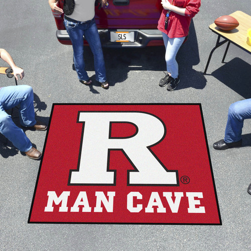 Rutgers Scarlet Knights Man Cave Tailgate Mat