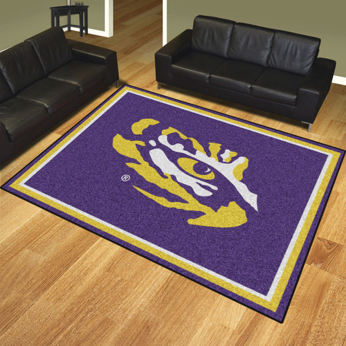 LSU Tigers 8' x 10' Area Rug