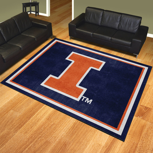 Illinois Fighting Illini 8' x 10' Area Rug