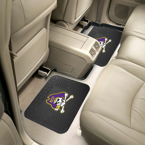 East Carolina Pirates Vinyl 2-Piece Rear Floor Mats