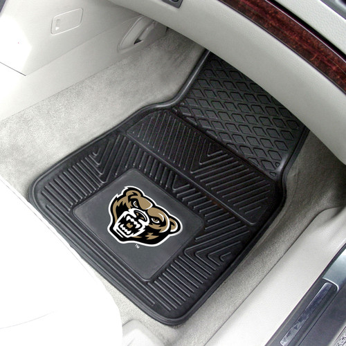 Oakland Golden Grizzlies Vinyl 2-Piece Car Floor Mats