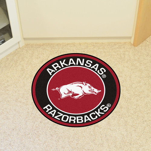 Arkansas Razorbacks Rounded Mat