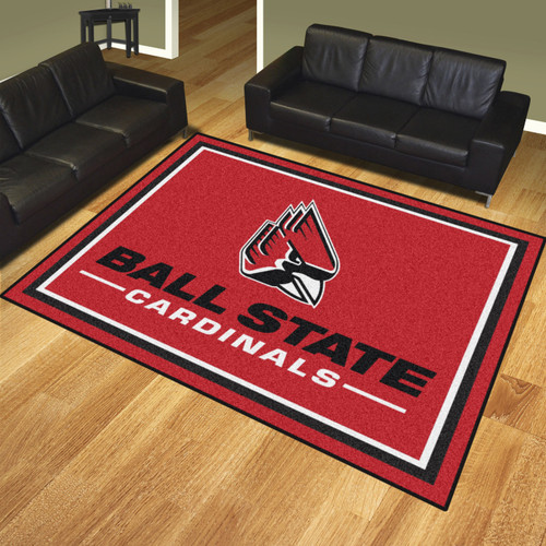 Ball State Cardinals 8' x 10' Area Rug