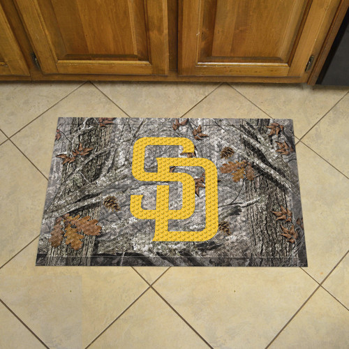 San Diego Padres Camo Scraper Door Mat