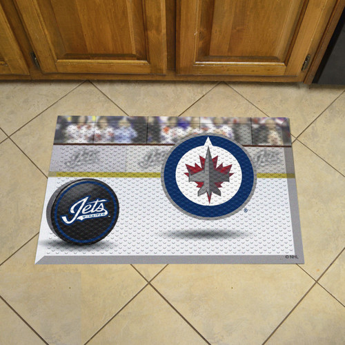 Winnipeg Jets Scraper Door Mat