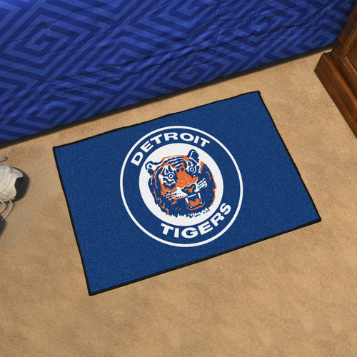 Detroit Tigers Retro Starter Rug