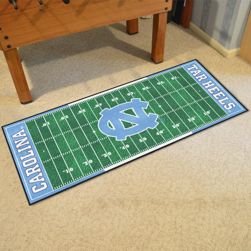 North Carolina Tar Heels Football Field Runner Rug