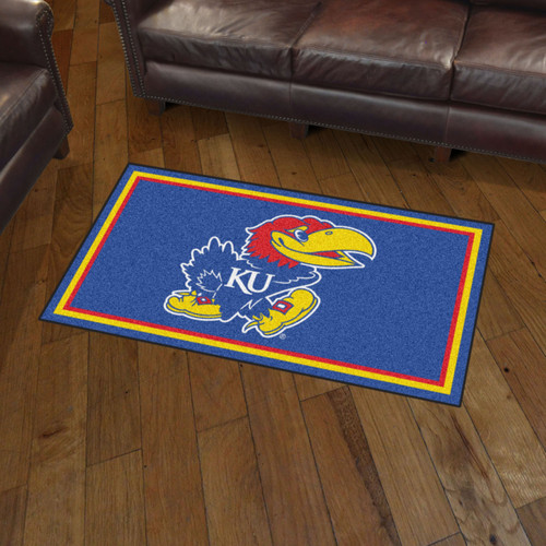 Kansas Jayhawks 3' x 5' Area Rug