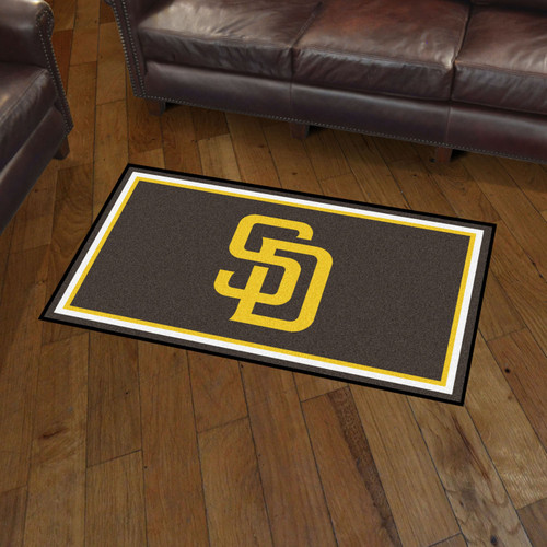 San Diego Padres MLB 3 X 5 Area Rug