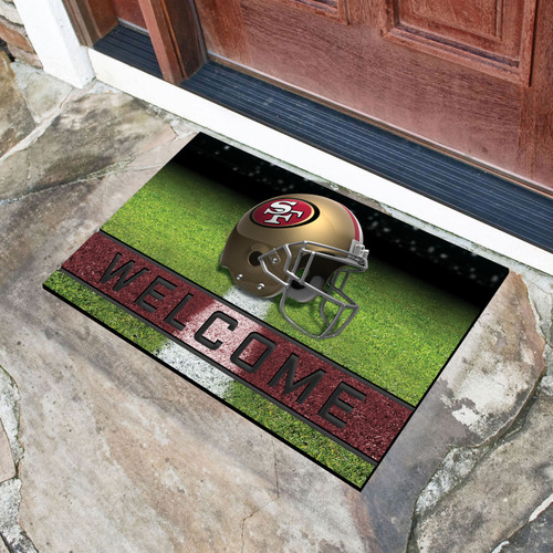 San Francisco 49ers Crumb Rubber Door Mat