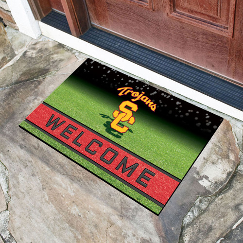 USC Trojans Crumb Rubber Door Mat