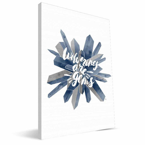 Michigan Wolverines 8" x 12" Gem Canvas Print