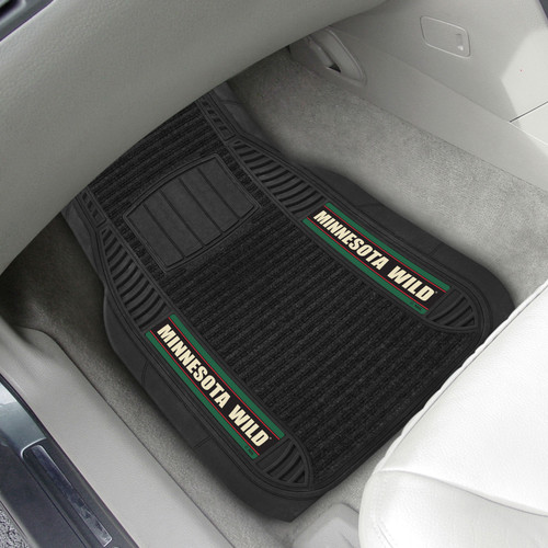 Minnesota Wild Deluxe Car Floor Mat Set