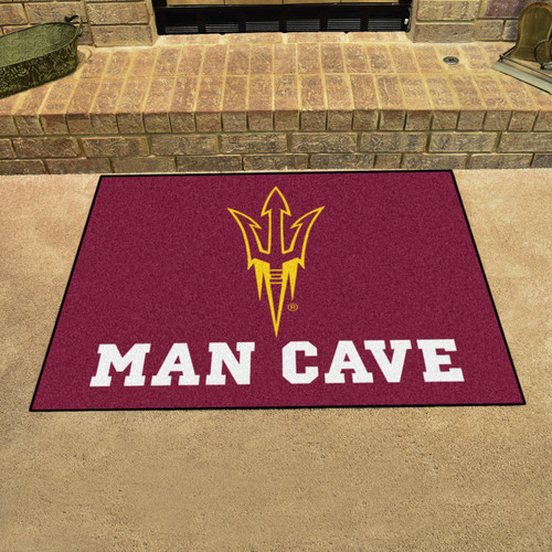 Arizona State Sun Devils Fork Man Cave All Star Rug