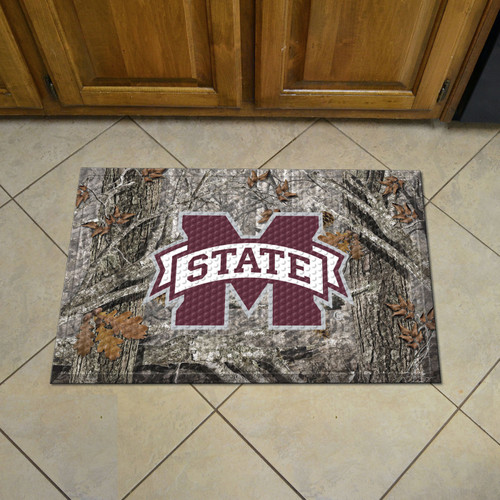 Mississippi State Bulldogs Camo Scraper Door Mat