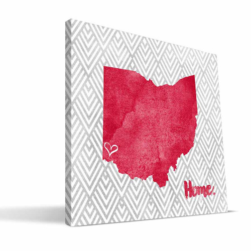 Miami of Ohio Redhawks 12" x 12" Home Canvas Print
