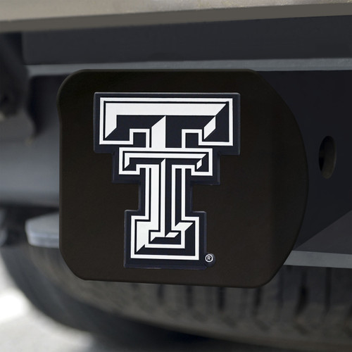 Texas Tech Red Raiders Black Matte Hitch Cover