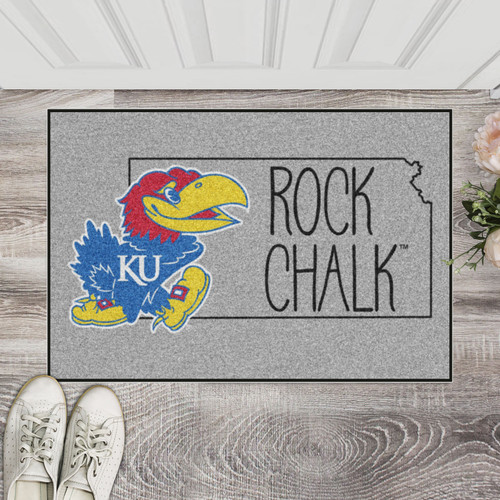 Kansas Jayhawks Southern Style Starter Rug