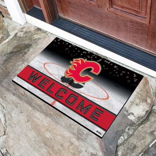 Calgary Flames Crumb Rubber Door Mat