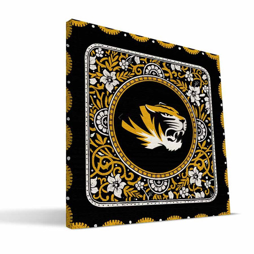 Missouri Tigers Eclectic Canvas Print