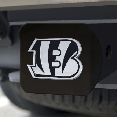 Cincinnati Bengals Black Matte Hitch Cover