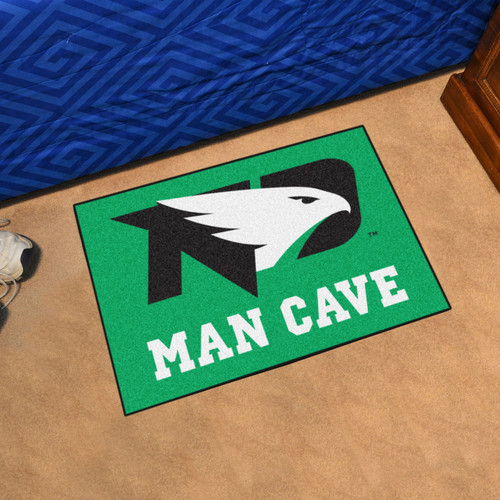 North Dakota Fighting Hawks Man Cave Starter Mat