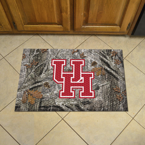 Houston Cougars Camo Scraper Door Mat