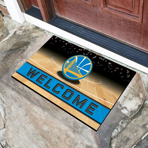 Golden State Warriors Crumb Rubber Door Mat