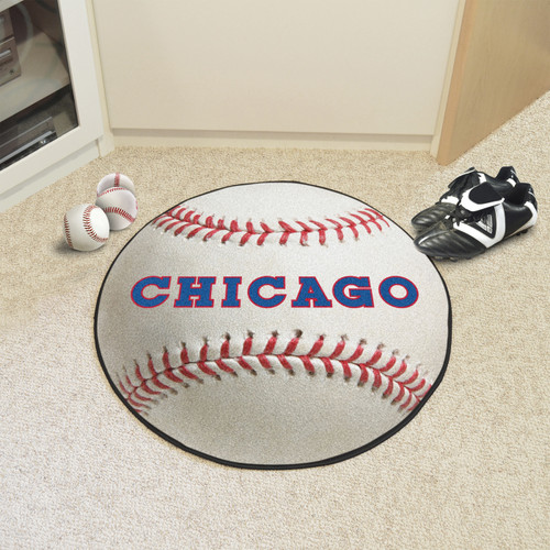 Chicago Cubs Retro MLB Baseball Rug