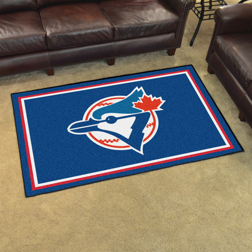 Toronto Blue Jays Retro MLB 4 X 6 Area Rug