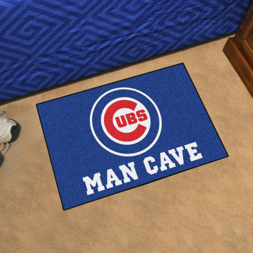 Chicago Cubs Man Cave Starter Mat