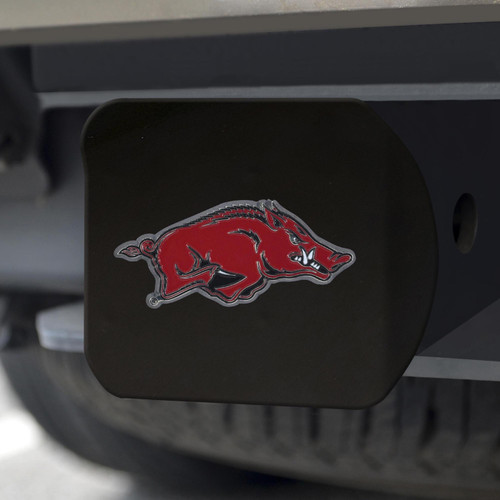 Arkansas Razorbacks Black Color Hitch Cover