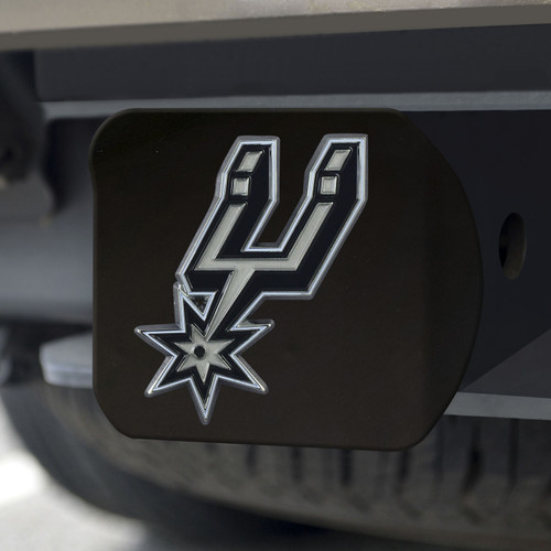 San Antonio Spurs Black Color Hitch Cover