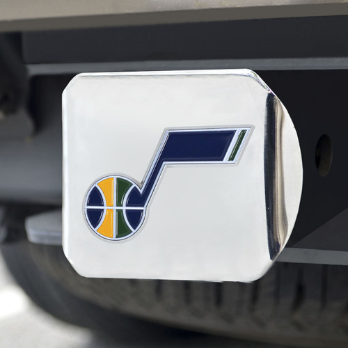 Utah Jazz Chrome Color Hitch Cover