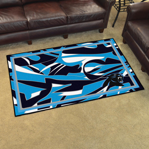 Carolina Panthers Quicksnap 4' x 6' Area Rug