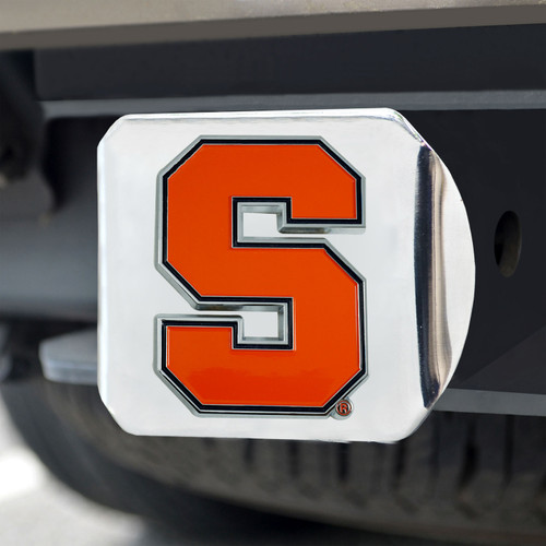 Syracuse Orange Chrome Color Hitch Cover