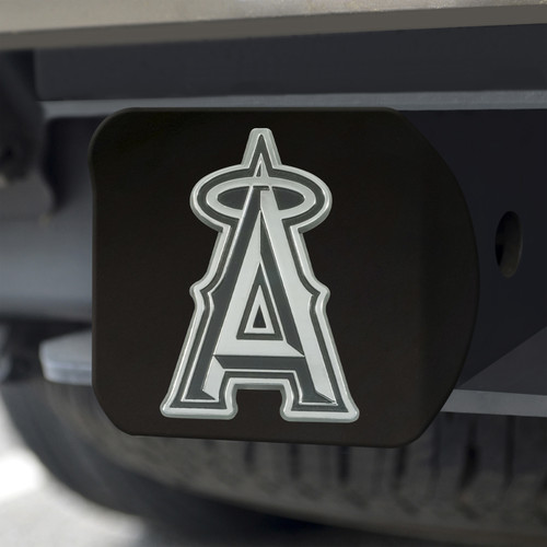 Los Angeles Angels Black Matte Hitch Cover