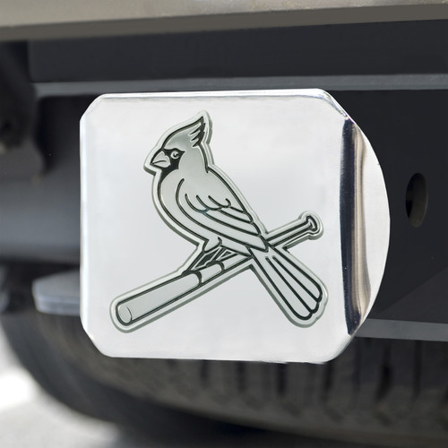 St. Louis Cardinals Chrome Metal Hitch Cover