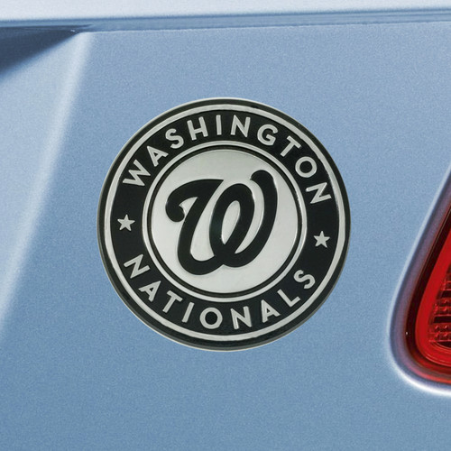 Washington Nationals Chrome Metal Car Emblem