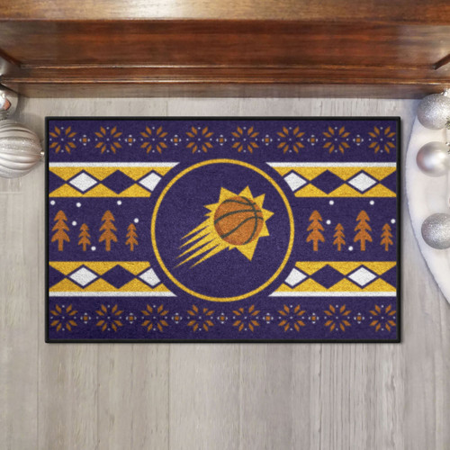 Phoenix Suns Christmas Sweater Starter Rug